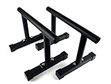 Boundary Movement Heavy Duty Parallettes | Calisthenics, Gymnastics, Crossfit Bar Workouts | GRIP-TEX Coating for Improved Grip | 450 lb weight capacity