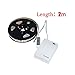 TEQIN 200CM 5050 Waterproof IP65 RGB LED Strip Lights with Battery Box Lamp 4.5V for Home Outdoor Lighting Craft Hobby Light Decoration