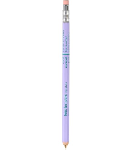 Amazon.com: MARK'STYLE Tous Les Jours Wooden Mechanical Pencil