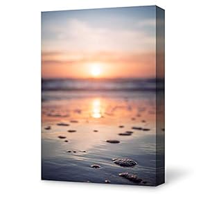 Canvas Wall Art Modern Beauty Sunset Home Decor Canvas Painting Wall Decoration for Bedroom Living Room - 12x18 inches