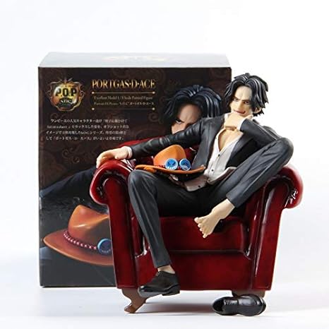 Amazon Co Jp ワンピースポートガス D エースソファビジネススーツビニールアクションフィギュア ホビー