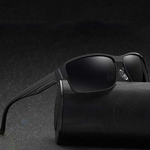 Nachtsicht-Driving Gläser HD Nachtsicht Polarisations-Brille Unisex Anti-Glare-Sonnenbrille Herren-Metall Sport… – Bild 6