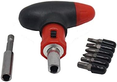Toptillo 8-piece Slotted Phillips Torx Ratchet Bit Set