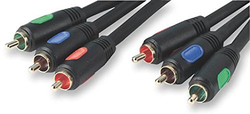 Pro Signal PSG00272 3x Phono (RCA) Male to 3x Phono Male Lead, 3m, Black