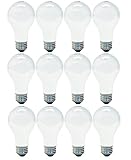 GE Lighting 41036 100-Watt A19, Soft White, 12 Pack