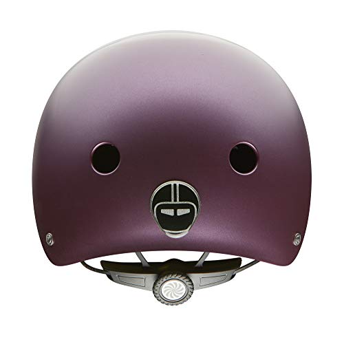 Nutcase - Solid Street Bike Helmet for Adults, Passion Purple Satin Metallic, Medium