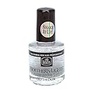 INM Northern Lights Silver Hologram Top Coat, Fast Drying, 1/2 Ounce (1-Unit)