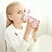 Unicorn Stainless Steel Thermos for Girls, Cute Water Bottle Cup for Indoor and Outdoor Occasion, Insulated Leak Proof Vacuum Cup Flask for Kids(Pink, 12oz)