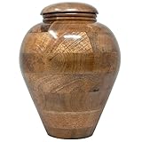 Malaika Memorials Wooden Urns for Human Ashes Adult