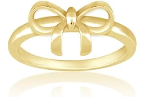 Beaux Bijoux Bow Rings Infinity Rings for Women in Sterling Silver or 14k Gold - Fine Bow Jewelry Ribbon Ring - Christmas Bow Ring Gift for Her