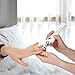 Nail Drill, 13 in 1 Cordless Portable Acrylic Nail File Manicure Pedicure Kit Handpiece Grinder with Polishing Tools and UV Light Dryer for Home and Salon (Gold)