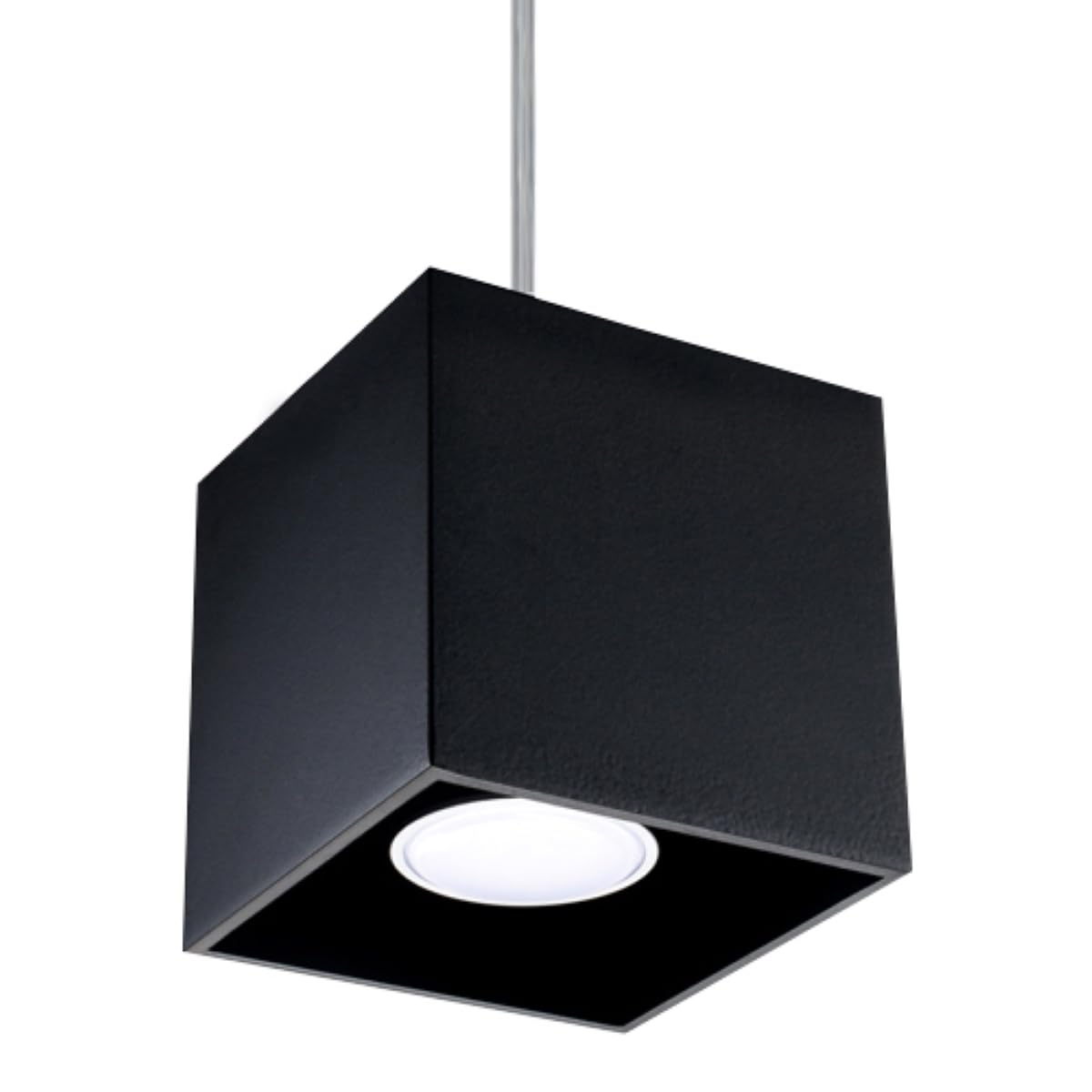 Sollux Lighting Quad 1 Aluminium Pendant Light, Black — image 1