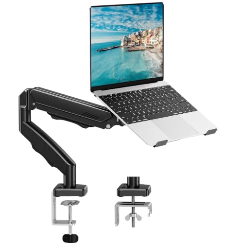 MOUNTUP 2 in 1 Monitor Halterung mit Laptopablage für Laptop & Monitor