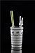 Glass-100 8'' Tall 14.4mm Joint Size Hand made