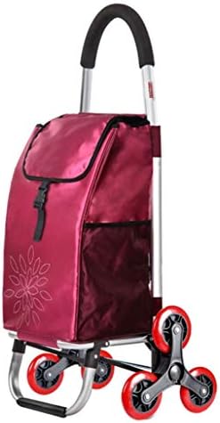 RMXMY Climbing building shopping cart shopping cart folding trolley car luggage cart hand-cranked trailer portable stroller