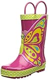 Western Chief Kids Butterfly Star Rain Boot (Infant/Toddler/Little Kid),Pink,13 M US Little Kid
