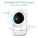 SDETER WiFi Camera, Wireless 1080P Home Security Surveillance IP Camera for Baby/Elder/Pet/Nanny Monitor, Auto-Cruise, Pan/Tilt, Two-Way Audio & Night Vision