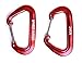 Hiker Hunger Carabiner Heavy Duty - Hammock Carabiner Clip Heavy Duty, Large Carribener Clip for Keys or Aluminum Carabiner Keychain - Caribeener Clips - Red