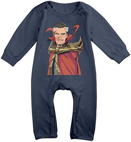 Cute Doctor Strange Bodysuit For Toddler Navy Size 12 Months