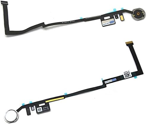 Compatible With iPad 2017 - Replacement Home Button Flex Cable - 821-01006 - White - OEM