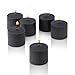 Light In The Dark Black Votive Candles - Box of 72 Unscented Candles - 10 Hour Burn Time - Bulk Candles for Weddings, Parties, Halloween and Decorations