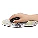 iColor Mouse Pad with Wrist Rest Nonslip Ergonomic Memory Foam Pain Relief Mousepad Desk Mat (9