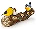 VP Home Birds on a Log Solar Powered LED Outdoor Decor Garden Light Great Addition for Your Garden, Solar Powered Light Garden, Gifts for Outside Patio Lawn