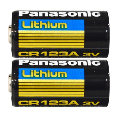 Panasonic CR123A Lithium Batteries (2-Pack)