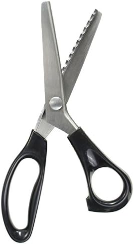 3MM 5MM 7MM Pinking Shears Arc-gear Scissors Sewing Craft Upholstery Tailor Zig Zag Tool