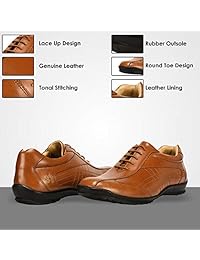 Liberty - Zapatillas de piel hechas a mano con cordones acolchados para caminar