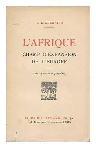 Lafrique Champ Dexpansion De Leurope Avec 14 Cartes Et