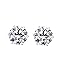 Round Cut Clear CZ Stainless Steel Men Magnetic Stud Earrings No Piercing 5mm