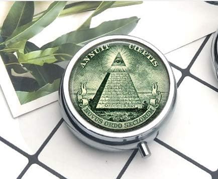 All Seeing Eye – Billete de dólar Illuminati – ojo de la Providencia –  Pirámide – Dólar la caja de píldoras: Amazon.es: Hogar
