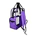 DALIX Small Clear Backpack Bag in Purple