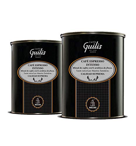 CAFES GUILIS DESDE 1928 AMANTES DEL CAFE 100% Arabica Gemahlener Kaffee - Intensive Espressomischung höchster Qualität…
