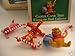 Hallmark Keepsake Ornament - Winnie The Pooh Candy Cane Trio Set of Three Miniature Ornaments 2004