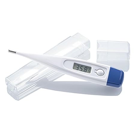 Fieberthermometer Digital, Wasserdicht von self-diagnostics - Schnell und präzise Fieber, Rektal-, Oral-, Achselthermometer