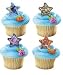 Disney Nemo Starfish Cake Cupcake Decoration Rings - Pack of 24