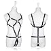 Adult Sexy Chastity Pants PU Leather Body Harness for Women – Fetish Slave BDSM Bondage Restraints Chastity Belt for Night Club,Puthumb 1