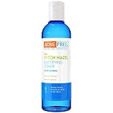 Acne Free Witch Hazel Mattifying Toner 8.4 oz with Witch Hazel, Glycolic Acid, Aloe Vera, Toner to Help Rebalance Skin's pH and Remove Excess Oil