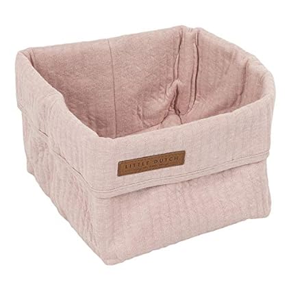 LITTLE DUTCH TE30430150 Utensilo Wickeltisch-Körbchen klein pure rosa