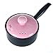 Ceramic Saucepan with Lid Casserole Stew Pot Stockpot Soup Milk Pot Healthy Colorful Porcelain Cookware Stove/Microwave/Oven Safe, 1 Quart (3)