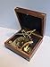 NauticalMart Captain Brass Sundial Compass with Hardwood Wooden Box