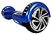 WorryFree Gadgets UL2272 Certified Smart Self Balancing Hoverboard Personal Adult Transporter with LED Light- Blue