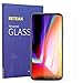 Screen Protector for iPhone X, 9H Premium Tempered Glass Film Cover for Apple