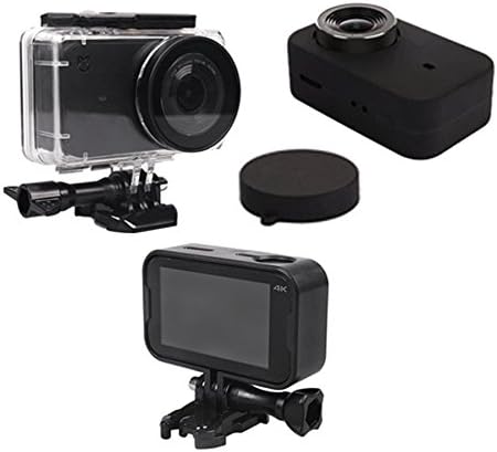 Xiomi Mijia 4K Waterproof Housing Case Box + Frame Shell Cover + Skin Case Cover + Lens Cap Protector for Xiaomi Mijia 4K Action Sport Camera Accessories Kit