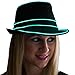 NEON NIGHTLIFE Light Up Fedora Flashing Novelty Funky Disco Top Hat
