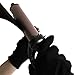 392°F Heat Resistant Gloves Curly hair / straight hair anti-scalding tools for Curling, Flat Iron and Curling Wand Suitable,Single glove,Black