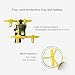 Mini Nano Drone for Kids, Lefant Jetpack 2.4GHz Small Micro RC Quadcopter RTF Drone Remote Control Kids Toys Drone for Beginners with 6-Axis Gyro 3D Flips Altitude Hold One Key Take Off Landing-Yellow