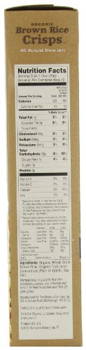 Barbara's Bakery Organic Brown Rice Crisps Cereal, 10 Ounce (Pack of 6)